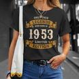 ヴィンテージ 1953 ギフト 男性 女性 長寿祝い 1953年生まれ ユニークな誕生日プレゼント Tシャツ 彼女への贈り物