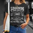 ヴィンテージ 1965 60 歳のギフト 男性 60 歳の誕生日 Tシャツ 彼女への贈り物