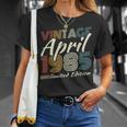 ヴィンテージ 1985年4月 40歳の誕生日プレゼント 男性 女性 Tシャツ 彼女への贈り物