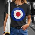 ヴィンテージ イギリス Raf Mod Bullseye レトロ シンボル ラウンデル ターゲット Tシャツ 彼女への贈り物