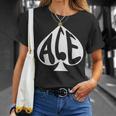 ヴィンテージ スペードのエース テキサスホールデム トランプ Tシャツ 彼女への贈り物