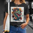 ヴィンテージ タトゥー アート ドラゴン Tシャツ 彼女への贈り物