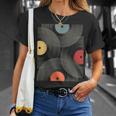 ヴィンテージ レトロレコード レコード モダンアート Tシャツ 彼女への贈り物