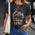 ヴィンテージ1950 パームツリー 75歳の誕生日 Tシャツ 彼女への贈り物