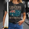 ヴィンテージデザインオーストラリア国旗オーストラリア Tシャツ 彼女への贈り物