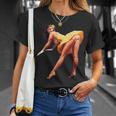 ヴィンテージピンナップガール、セクシードレス。メンズ、レディース。 Tシャツ 彼女への贈り物