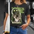 世界に挑んだヴィンテージクラシックホラーモンスター Tシャツ 彼女への贈り物