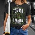 世界最高のトマト農家、面白いトマトガーデニング Tシャツ 彼女への贈り物