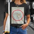 世界標準地図 フラットアースオリジナル Tシャツ 彼女への贈り物