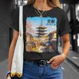 京都 日本 お土産 日本旅行 Tシャツ 彼女への贈り物