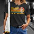 仏教 仏前 レトロ Omb オーマイブッダ Tシャツ 彼女への贈り物