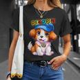 仔犬 野球 Decoy デコピン 愛犬 Kooikerhondje かわいい 人気者 Tシャツ 彼女への贈り物