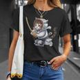 剣道ファイター 猫 面白 日本格闘技・猫好き Tシャツ 彼女への贈り物