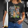 動物園動物 サファリパーティー 動物園サファリ動物園 Tシャツ 彼女への贈り物