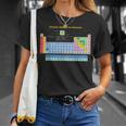 化学元素周期表 ノベルティ グラフィックデザイン Tシャツ 彼女への贈り物