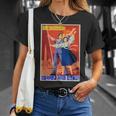 北朝鮮プロパガンダポスター 面白いカルトコスチューム Tシャツ 彼女への贈り物
