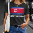 北朝鮮国旗tシャツ Tシャツ 彼女への贈り物