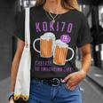 古希祝い ビール好き 酒好き 父 母 男性 女性 70歳お祝い Cheers To Embracing Life Tシャツ 彼女への贈り物