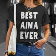 史上最高の Aina Tシャツ 彼女への贈り物