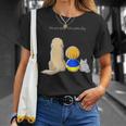 同じ空の下 ウクライナ 反戦 平和 希望 仲間 家族 犬 猫 メンズ レディース キッズ Tシャツ 彼女への贈り物