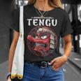 天狗 日本の民俗神アート蛇男 Tシャツ 彼女への贈り物