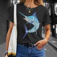 太刀魚 スポーツ フィッシング カジキ カジキ ビルフィッシュ ホビー Tシャツ 彼女への贈り物