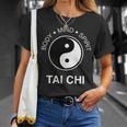 太極拳の心と体の健康のための陰陽師 Tシャツ 彼女への贈り物