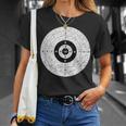 射撃ターゲットガン 射撃範囲 エアソフト ブルズアイ 楽しい Tシャツ 彼女への贈り物
