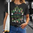 幸せな家は植物のある家です「A Happy Home Is A Home With Plants」- 観葉植物の園芸 Tシャツ 彼女への贈り物