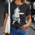 愉快な空手犬 日本のスピッツ Tシャツ 彼女への贈り物