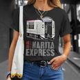 成田急行 日本列車 東京 Nrt 特急 日本語漢字 Tシャツ 彼女への贈り物