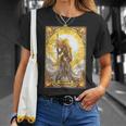 戦士の女神アテナ ギリシャ神話 タロットカード Tシャツ 彼女への贈り物