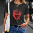 日本 Japan Artistic Kanji And Redunplash Tシャツ 彼女への贈り物