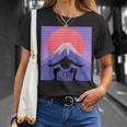 日本の相撲力士は、日本のマワシで 富士山の美学 Tシャツ 彼女への贈り物