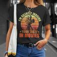 映画で味を判断する 映画ファン 映画 シネマ Tシャツ 彼女への贈り物