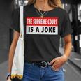 最高裁判所なんて冗談だよ最高に間違ってるシュープリームスのミーム Tシャツ 彼女への贈り物