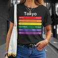 東京プライド レインボーフラッグ カラー メトロ鉄道 Lgbtq Tシャツ 彼女への贈り物