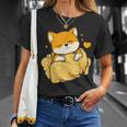 柴犬寝パジャマナイトタイムかわいいグラフィックネグリジェ Tシャツ 彼女への贈り物