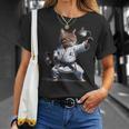 格闘技 猫 空手 黒帯 おもしろ戦闘機 Tシャツ 彼女への贈り物
