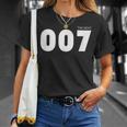 次回の007 Tシャツ 彼女への贈り物