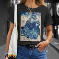 歌川国芳 ヴィンテージ 浮世絵優女 Tシャツ 彼女への贈り物