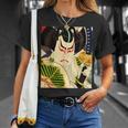 歌舞伎 かぶき 役者 日本美術 浮世絵 役者絵 名取春仙 六世坂東彦三郎 舎人松王丸 Tシャツ 彼女への贈り物