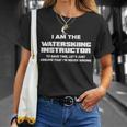 水上スキーインストラクターグラフィック I Am Never Wrong Tシャツ 彼女への贈り物