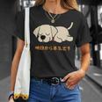 犬 おもしろ 明日から本気出す 可愛い ラブラドールレトリバー Tシャツ 彼女への贈り物