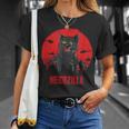 猫 おもしろ ねこ ジョーク 面白い 映画 パロディ Tシャツ 彼女への贈り物