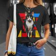 猫 グラフィック ペット アートワーク 猫 Tシャツ 彼女への贈り物