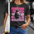 猫 演奏 サックス おもしろい 猫 ジャズ サックス レトロ サックス Tシャツ 彼女への贈り物