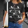 猫好きフルート奏者のためのフルート猫。 Tシャツ 彼女への贈り物