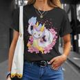 白 アニメ ドラゴン 美的 カワイイ Tシャツ 彼女への贈り物