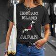 石垣島 日本 ヴィンテージ 日本 国旗 地図 デザイン Tシャツ 彼女への贈り物
